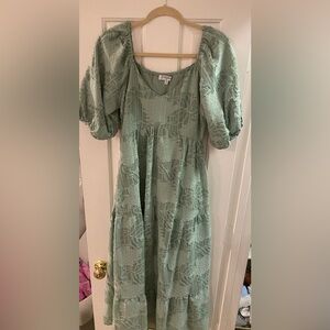 Polagram Green Maxi Dress